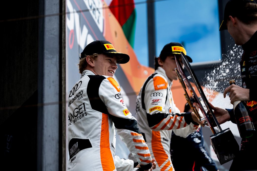 GTWC-podie til Sebastian Øgaard på Zandvoort
(Foto: Tresor Competition)